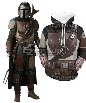 Star Wars Mandalorian Uniform Hoodie Cosplay Costume