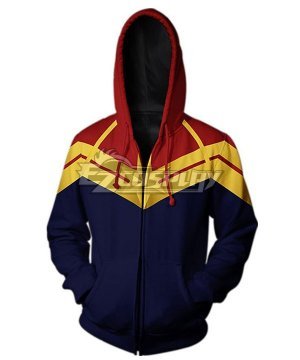 Marvel Avengers 4: Endgame Captain Marvel Carol Danvers Coat Hoodie Cosplay