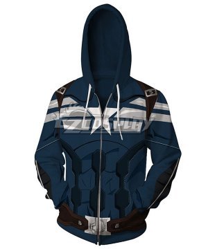 The Winter Soldier Steven Rogers Coat Hoodie Cosplay