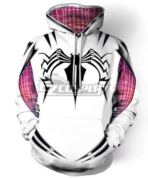 Marvel Spiderman Spiderwoman Spider Gwen Gwen Stacy Coat Hoodie Cosplay