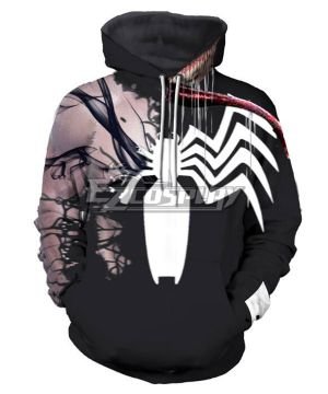 Marvel Spider Man Venom Spider-man Coat Hoodie Cosplay