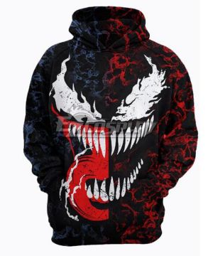 Marvel Venom Edward Eddie Brock Coat Hoodie Cosplay