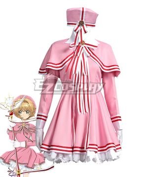 Cardcaptor Sakura: Clear Card Sakura Kinomoto Pink Dress Cosplay