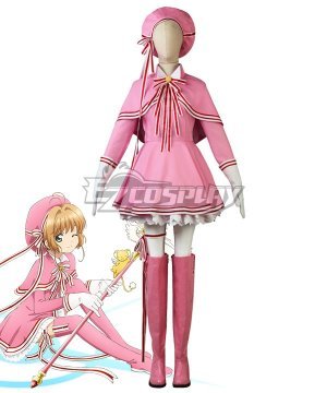 Cardcaptor Sakura: Clear Card Sakura Kinomoto Pink Lolita Dress Cosplay