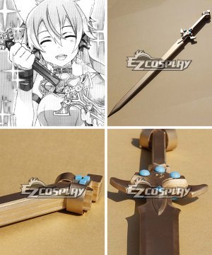 ALfheim Online SAO ALO Kirigaya Kazuto Kirito Excalibur Sword Cosplay