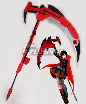 Leader of Team RWBY Ruby Rose High Caliber Sniper Scythe HCSS Crescent Rose B Cosplay  Prop