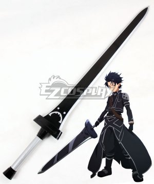 ALfheim Online SAO ALO Kirito Kirigaya Kazuto Black Sword Cosplay  Prop