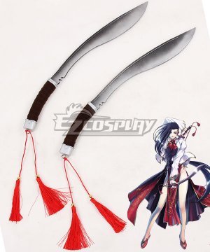 Shenhua Two Sword Cosplay  Prop
