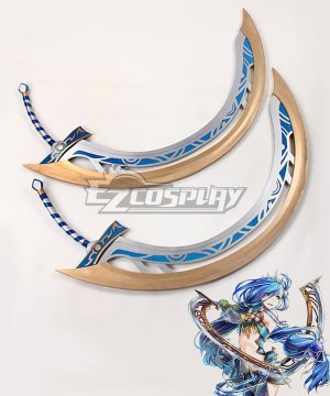 VIII: Lacrimosa of Dana Dana Crescent Moon Blades Two Swords Cosplay  Prop