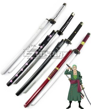 Roronoa Zoro Swords Shusui Sandai Kitetsu Yubashiri Wado Ichimonji Cosplay  Prop