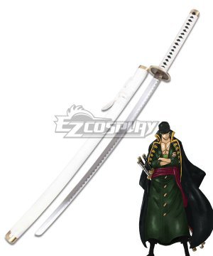 One Piece Roronoa Zoro Wado Ichimonji Sword Scabbard Cosplay Weapon Prop