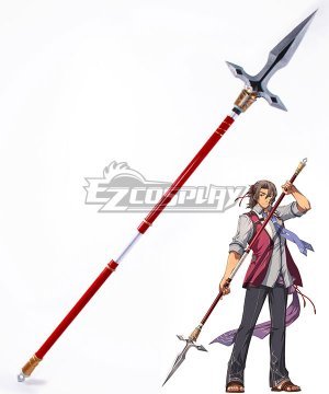 The Legend of Heroes: Trails of Cold Steel Gaius Worzel Spear Cosplay  Prop