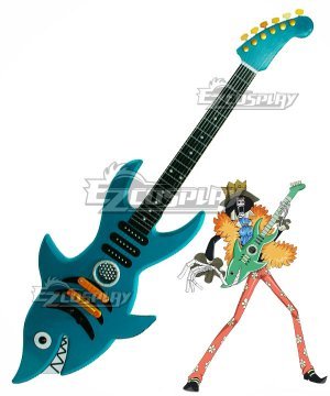 Brook Shark Guitar Cosplay  Prop