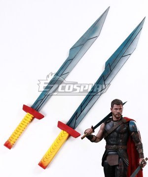 Marvel Thor: Ragnarok Thor Odinson Two Swords Cosplay  Prop