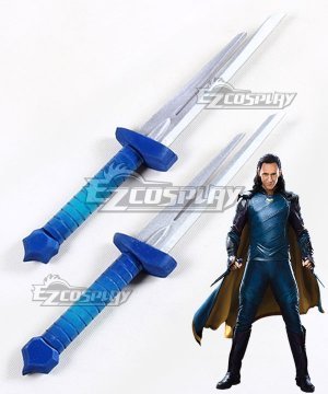 Marvel Thor: Ragnarok Loki Laufeyson Two Daggers Cosplay  Prop