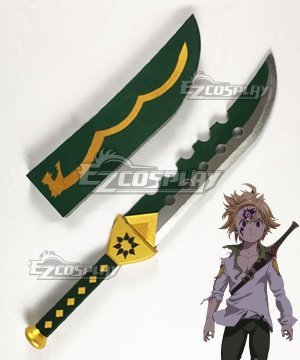  Revival Of The Commandments Nanatsu No Taizai Season 2 Meliodas Sword And Scabbard Cosplay  Prop