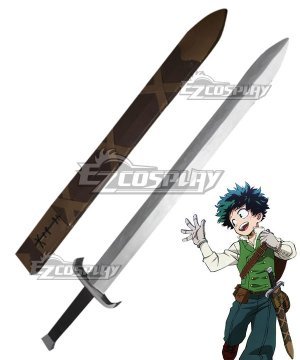 Boku No Hero Akademia ED Izuku Midoriya Deku Sword Cosplay  Prop