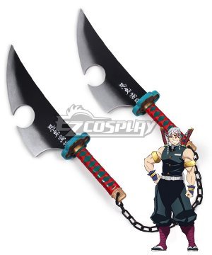 Demon Slayer: Kimetsu No Yaiba Tengen Uzui Knife Cosplay  Prop B Edition