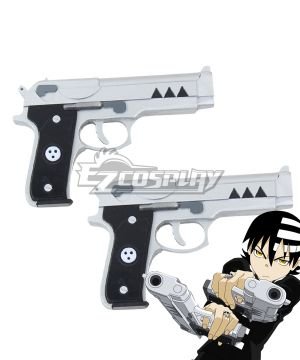 Death The Kid Double Guns Cosplay  Prop
