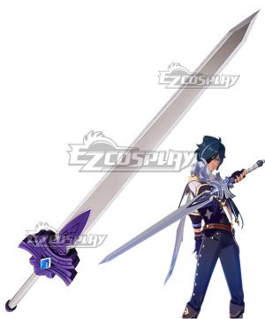 Kaeya Traveler Jean Keqing Qiqi Xingqiu Cool Steel Sword Cosplay  Prop