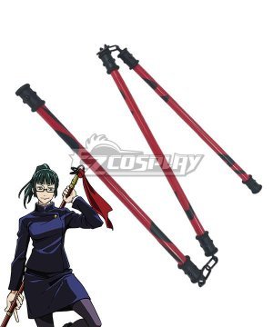 Sorcery Fight Maki Zenin Three-section stick Cosplay  Prop