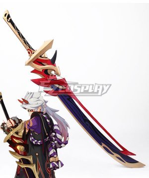 Arataki Itto Redhorn Stonethresher Sword Cosplay  Prop