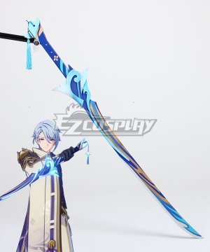 Genshin Impact Kamisato Ayato Sword Cosplay Weapon Prop