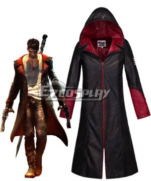 New DMC Devil May Cry 5 Jacket Dante Cosplay  Coat Mens Shirt Halloween
