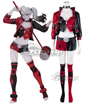 DC Comics Red White & Black: Harley Quinn Cosplay