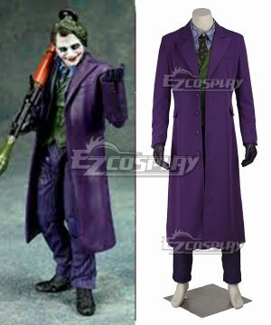 DC Batman The Dark Knight The Joker Full Suit Cosplay