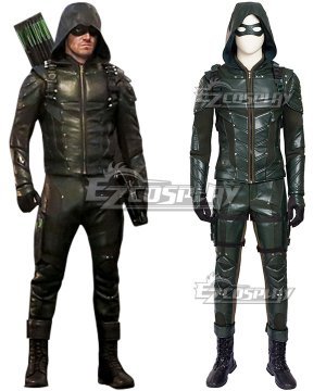 DC Comics Green Arrow Season 5 Oliver Queen Arrow Cosplay  - No Boots