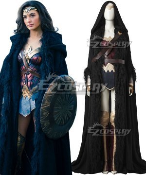 DC Wonder Woman 2017 Movie Diana Prince Cloak Cosplay  - Only Cloak, Belt, Strap