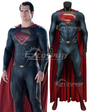 DC Superman Man of Steel Kal-El Clark Kent Cosplay