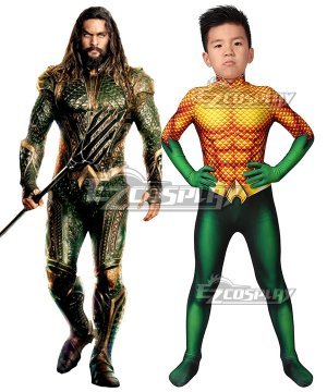 Kids DC Movie Aquaman Arthur Curry Cosplay