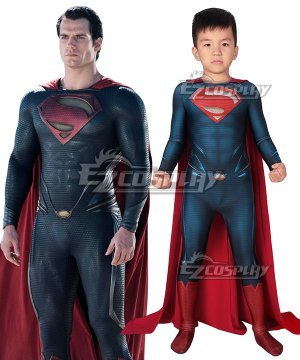 Kids DC Superman : Man of Steel Clark Kent Superman Cosplay