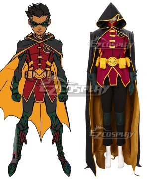 DC Batman Damian Wayne Robin Cosplay