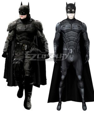 DC The Batman 2022  Bruce Wayne Robert Pattinson Zentai Jumpsuit Cosplay
