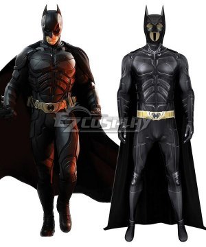 DC The Dark Knight Rises Batman Bruce Wayne Zentai Jumpsuit Cosplay