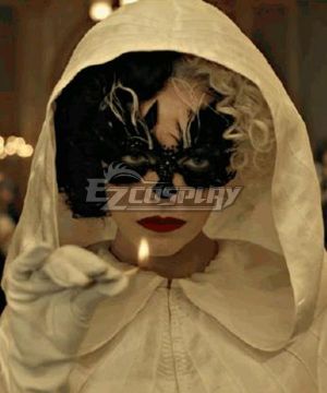 Disney Movie Cruella Cruella de Vil Cape Suit Cosplay