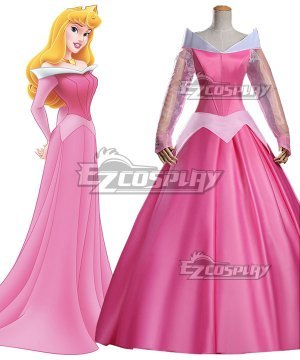 Disney Sleeping Beauty Aurora Princess Dress Cosplay  - B Edition