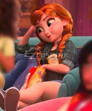 Disney Ralph Breaks The Internet: Wreck-It Ralph 2 Princess Anna Pajamas Cosplay