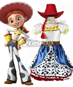 Kids Child Size Disney Pixar Toy Story 2 Jessie Cosplay