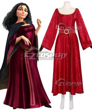 Princess Mother Gothel Dress Cosplay