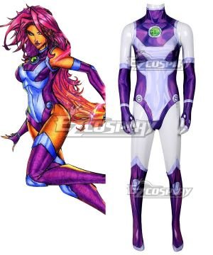 Teen Titans Starfire Jumpsuit Zantai Cosplay