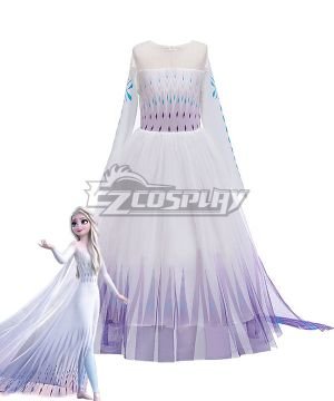 Kids Child Size Disney Frozen 2 Elsa Dress Cosplay