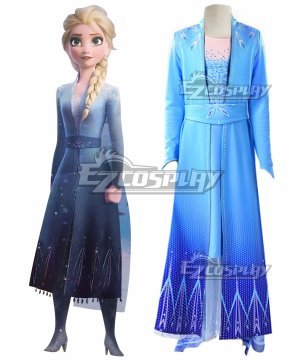 Kids Child Size Disney Frozen 2 Elsa Cosplay