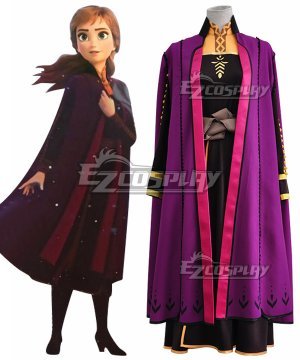 Kids Child Size Disney Frozen 2 Anna Cosplay