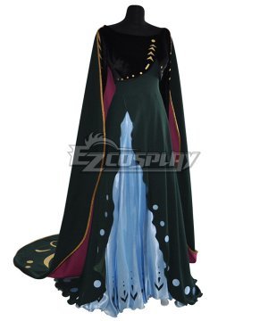 2 Anna Queen New Coronation Dress Cosplay