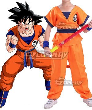 Kids Size Dragon Ball Goku Halloween Cosplay