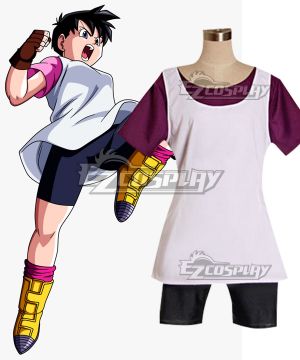 Dragon Ball Z Videl Fight Cosplay Costume